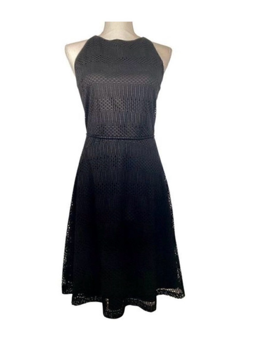 Marc New YorkBlack Sleeveless A-Line Dress